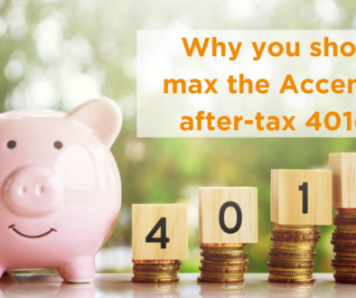 Max the Accenture after tax 401k